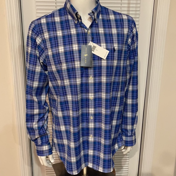 Ralph Lauren Performance Stretch Wicking Button Down Multicolor Plaid Shirt - XL - Picture 1 of 6